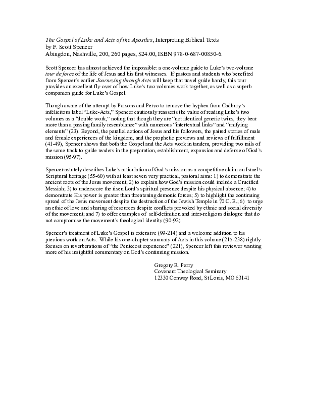 Gospel according to luke summary picture