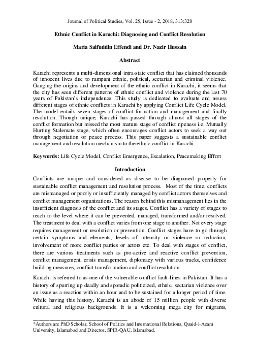 Ethnic conflict essay picture