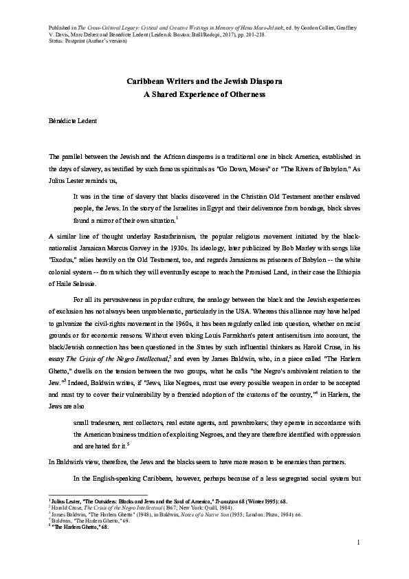 Caribbean diaspora examples picture