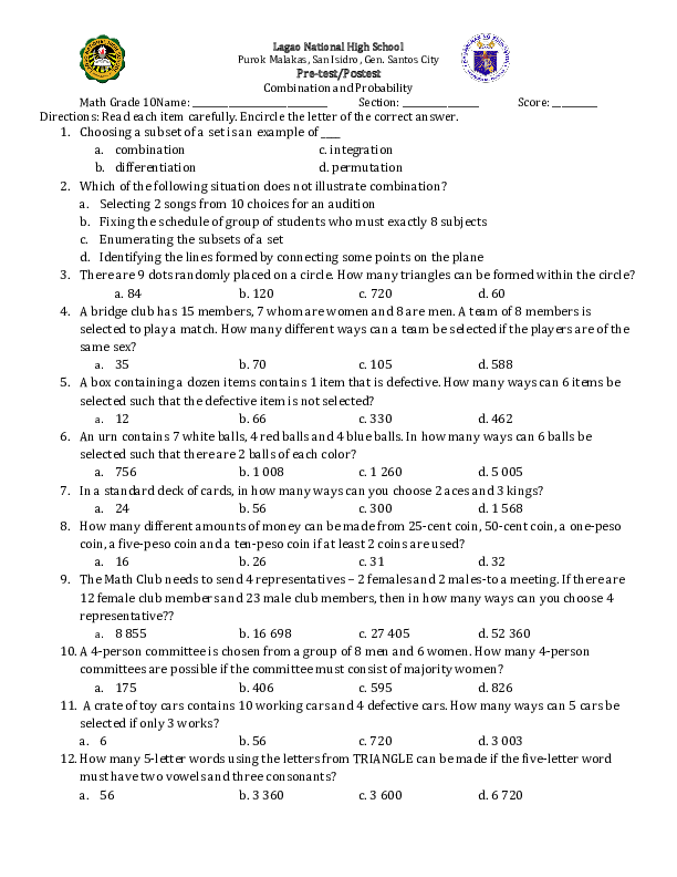 (DOC) Lagao National High School | Perl Zepol - Academia.edu