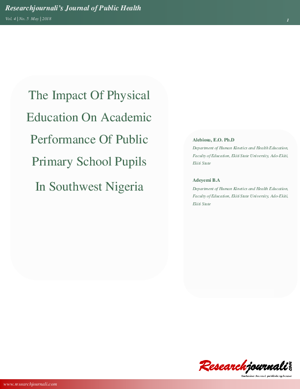 (PDF) The Impact Of Physical Education On Academic Performance Of ...