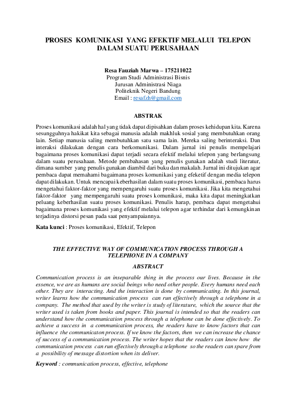 Pengertian komunikasi efektif picture