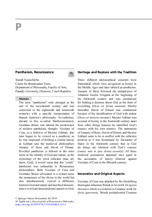 Pantheism vs christianity image
