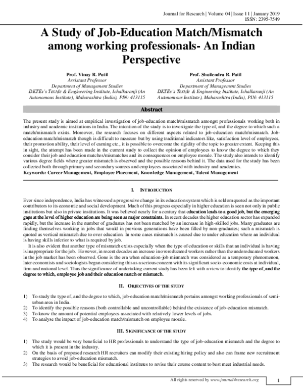 Job mismatch other term image