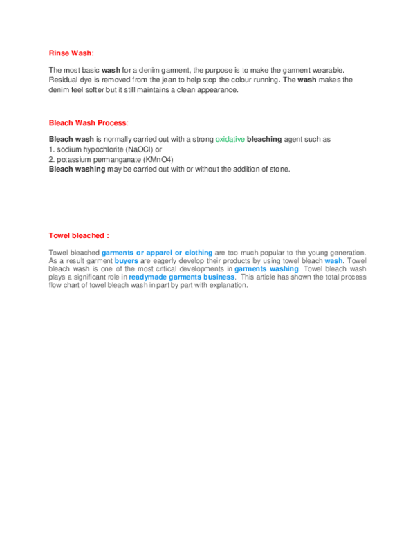 (DOC) Differnet type of wash process