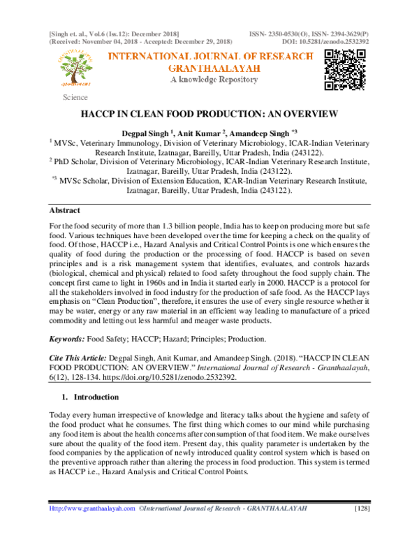 Haccps Crucial Role In Safe Canned Food Production Dont Miss This - pdami6q