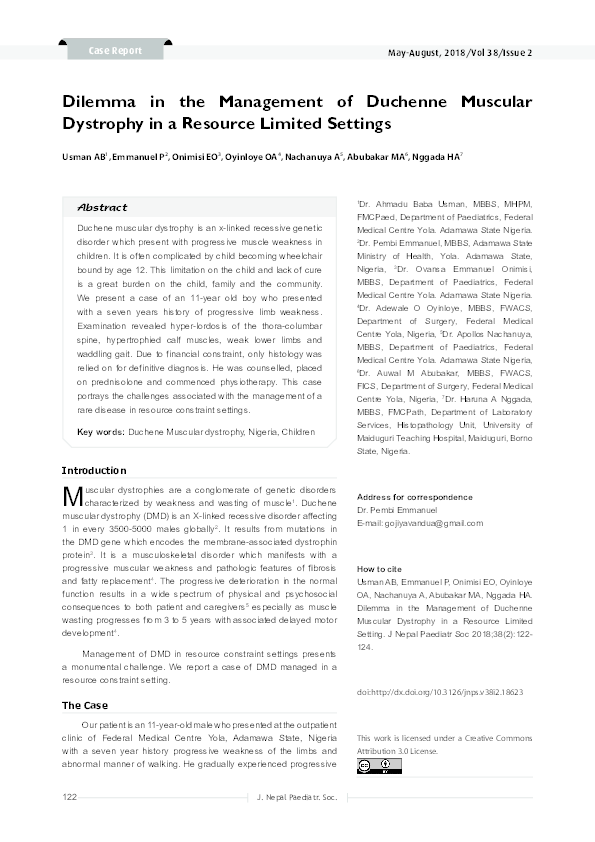 Adult muscular dystrophy picture