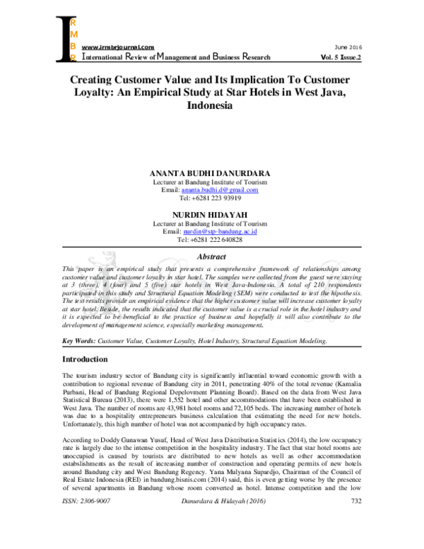 (PDF) Creating Customer Value and Its Implication to Customer Loyalty ...