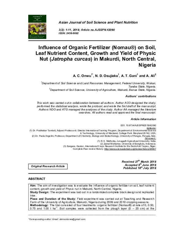 Introduction of organic manure image