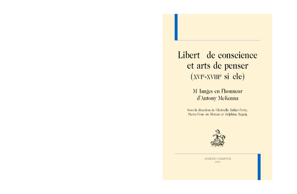 (PDF) De la raison et de la foi chez Malebranche. in Ch. Bahier-Porte