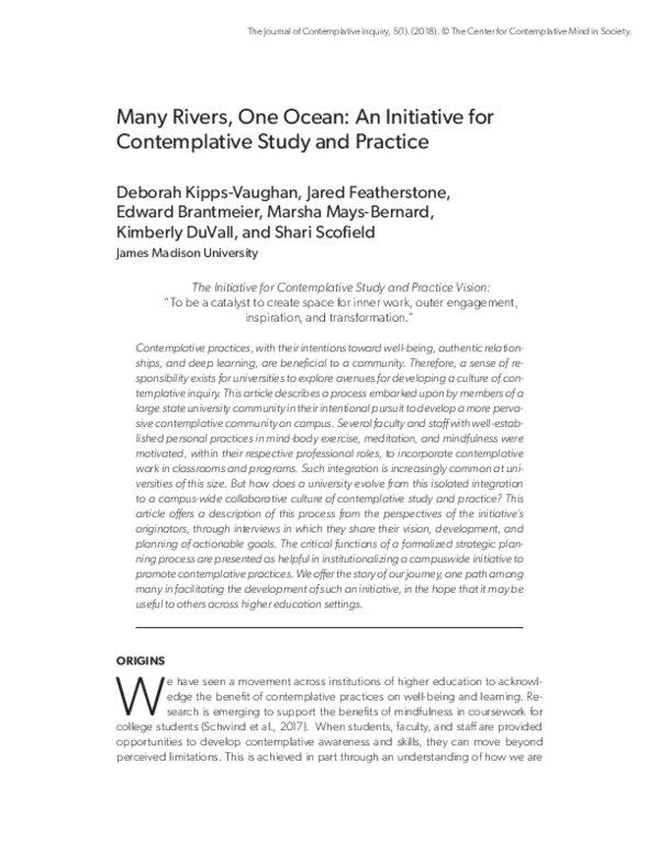 Contemplative pedagogy network picture