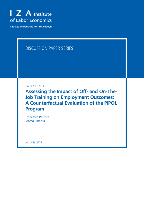 (PDF) A Counterfactual Evaluation of the PIPOL Program | Marco Pompili ...
