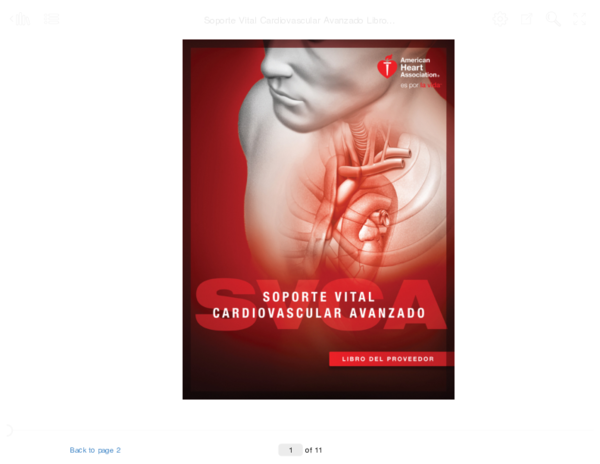 Soporte vital cardiovascular avanzado aha pdf