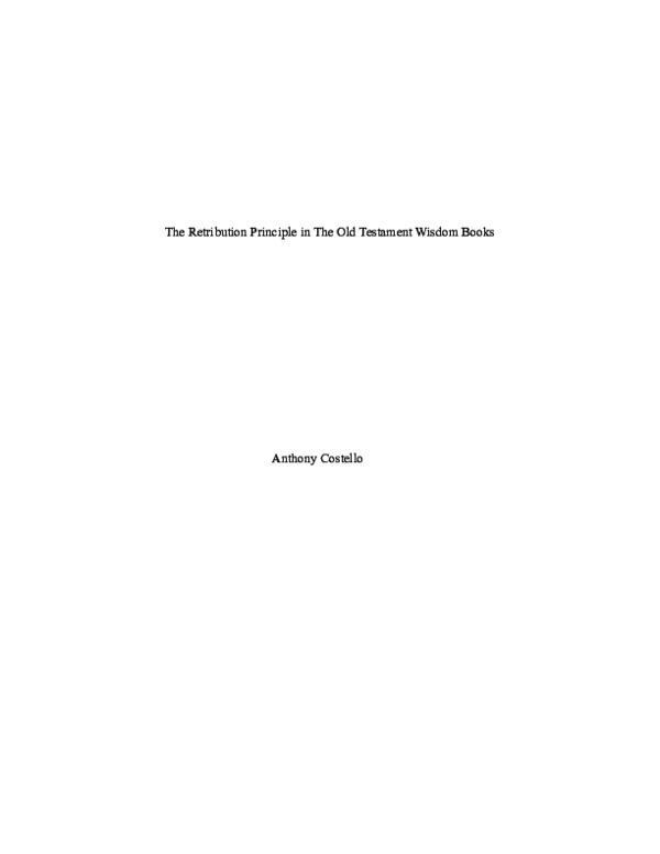 (PDF) OT Wisdom and the Retribution Principle.pdf
