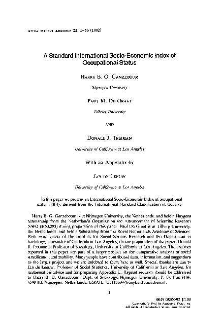 【kaiko】 PDF) A standard international socio-economic index of