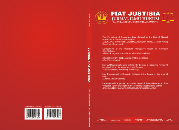 (PDF) Comparison of the President Prerogative Rights in Indonesia ...