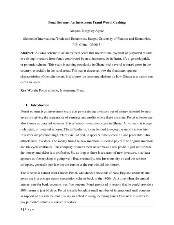 How ponzi scheme works image