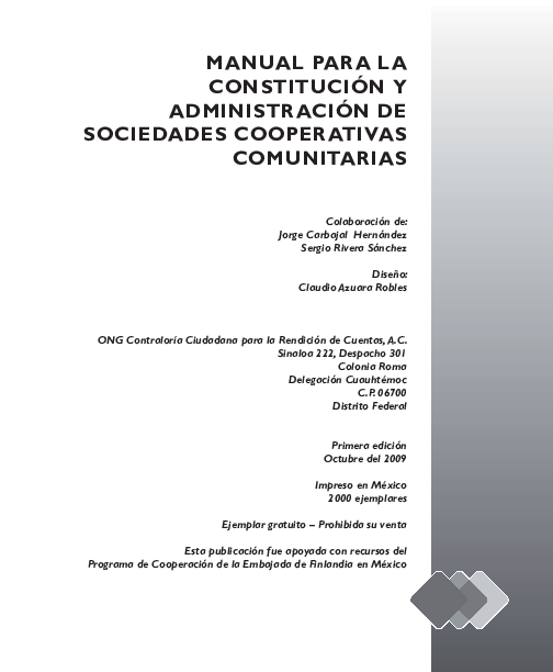 (PDF) MANUAL PARA LA CONSTITUCIÓN Y ADMINISTRACIÓN DE SOCIEDADES ...