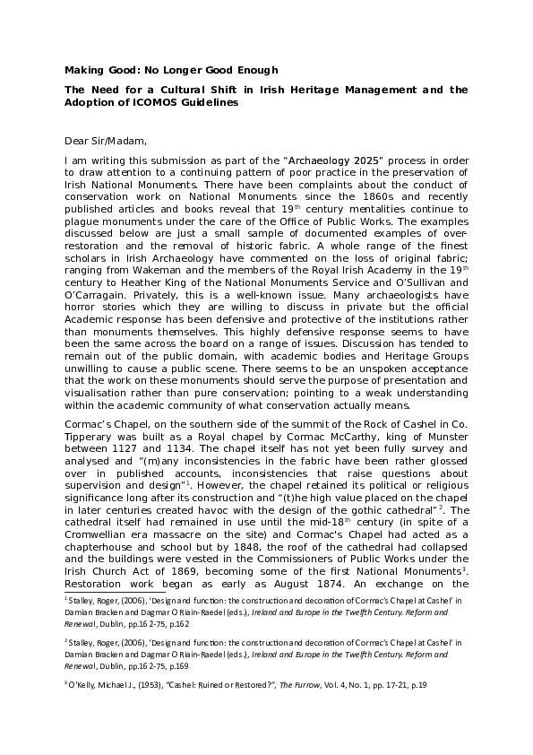 Making Good, No Longer Good Enough - Copy.doc