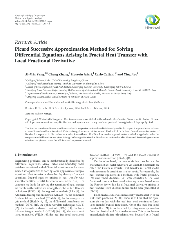 (PDF) Picard Successive Approximation Method for Solving Differential ...