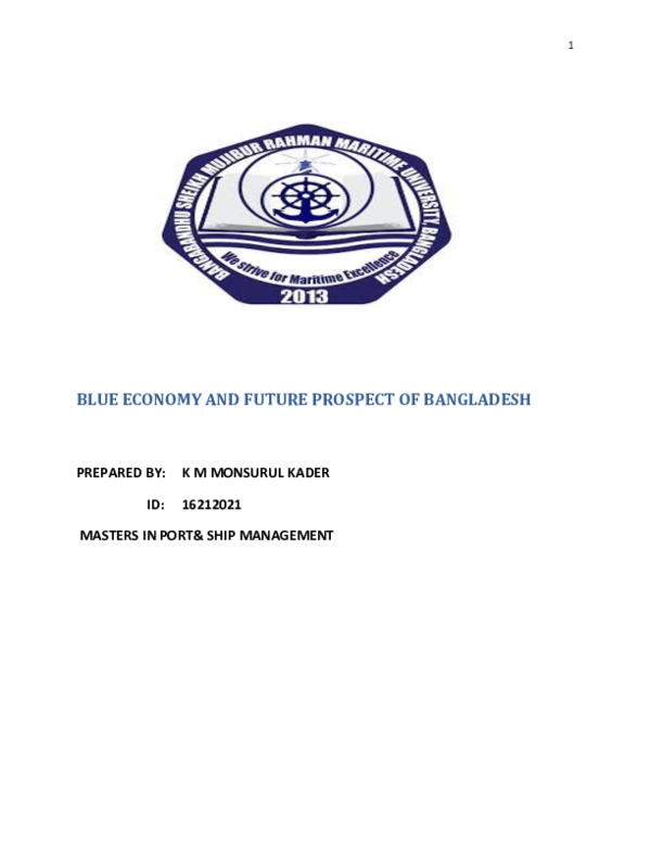 Blue economy projects picture