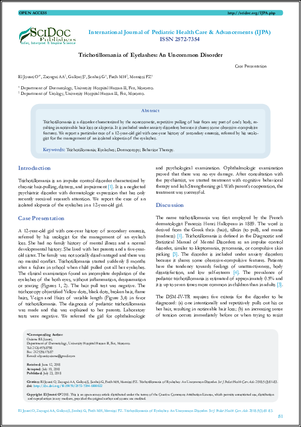 Trichotillomania essay 08 image
