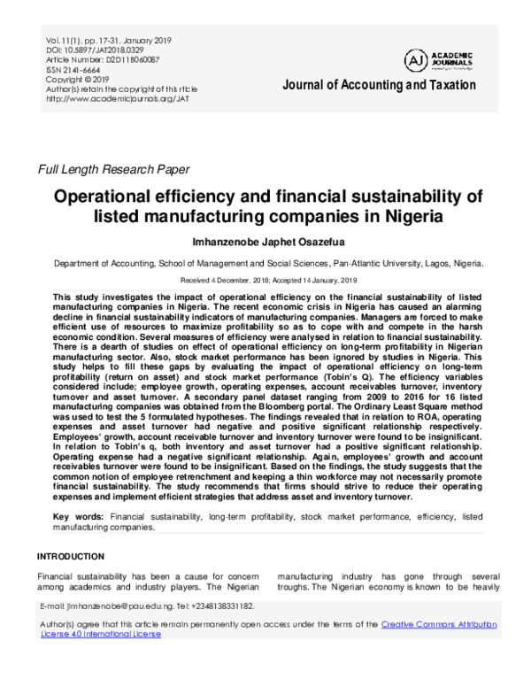 top manufacturing companies in usa 2019