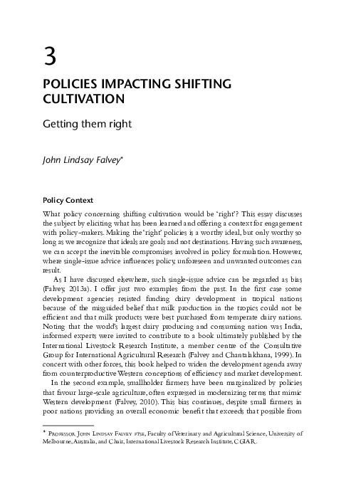 Shifting cultivation essay image