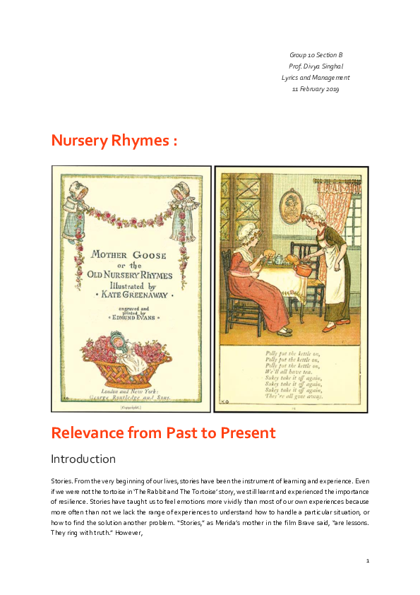 (DOC) Nursery Rhymes: From Origins to Present.docx