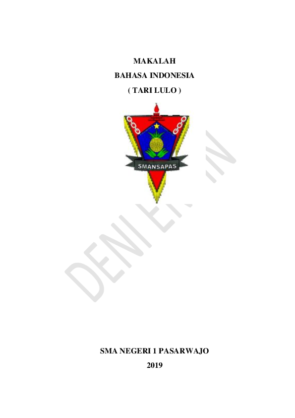 (DOC) MAKALAH TARI LULO.docx | Jangan Tanya - Academia.edu