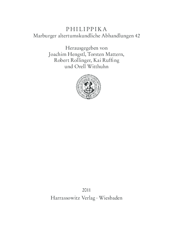 Pdf Pamphylien Zwischen Ost Und West Die Ausgrabungen Von Perge
