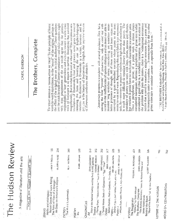 (PDF) The Brothers, Complete