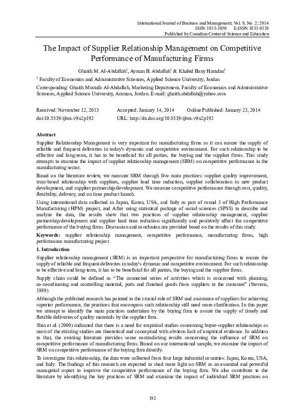 Supplier partnership essay 04 picture