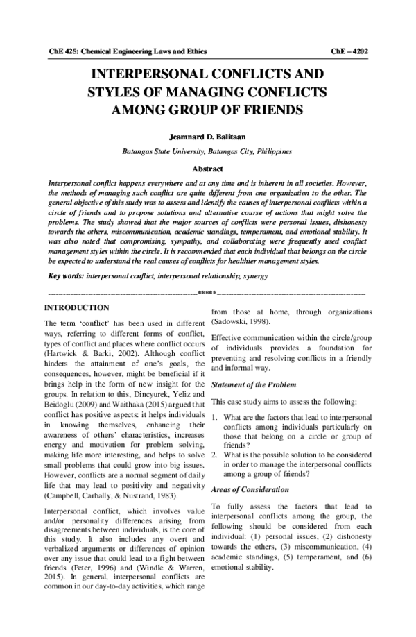 Team conflict case study image