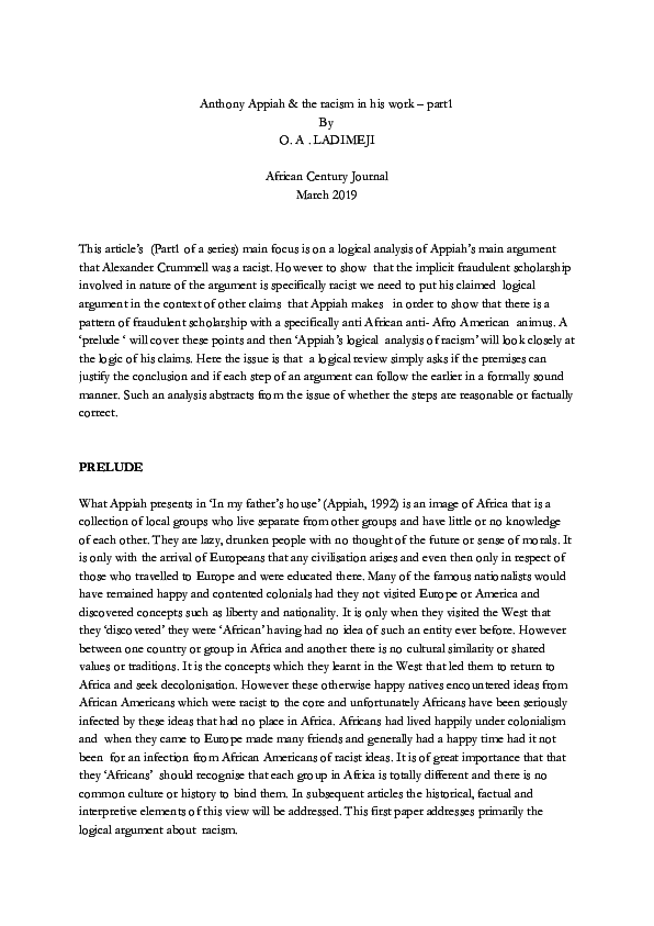 Appiah essay 08 picture