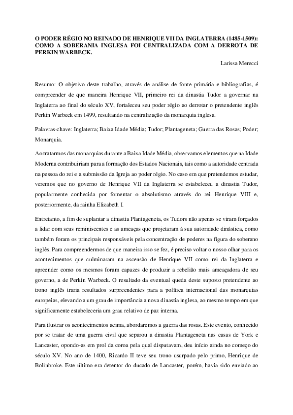 dinastia tudor resumo