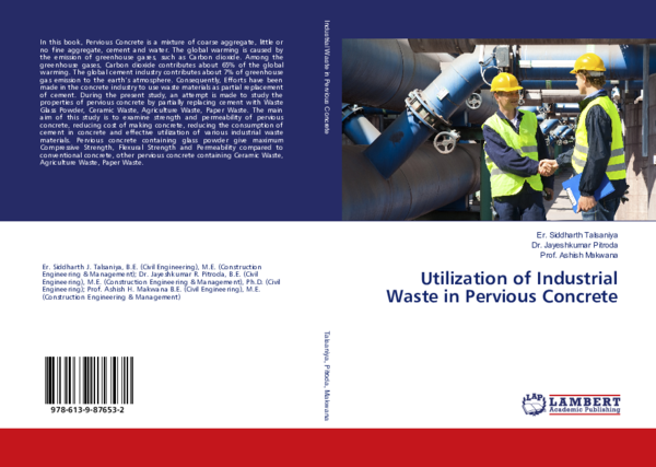 (PDF) Utilization of Industrial Waste in Pervious Concrete