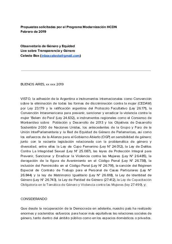  PDF Propuesta Observatorio G nero Y Diversidad HCDN Celeste Box