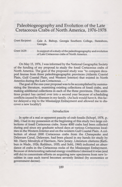 (PDF) Paleobiogeography and Evolution of the Late Cretaceous Crabs of ...