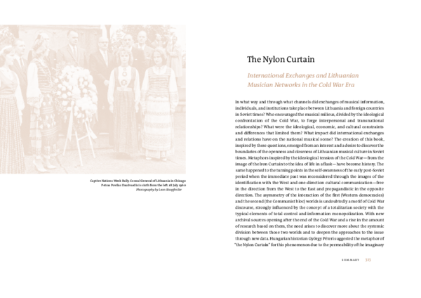 Pdf The Nylon Curtain Ruta Staneviciute And Vita Gruodyte