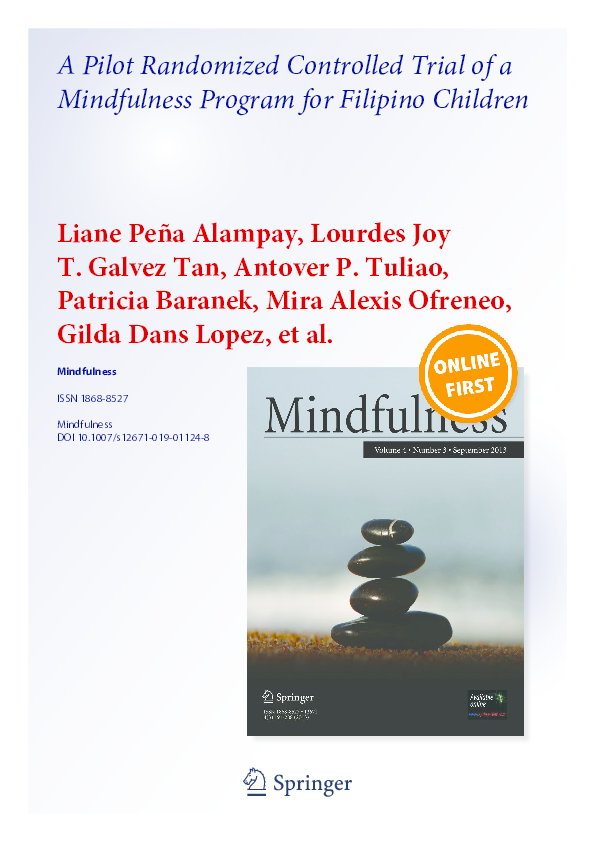 (PDF) A Pilot Randomized Controlled Trial of a Mindfulness Program for ...