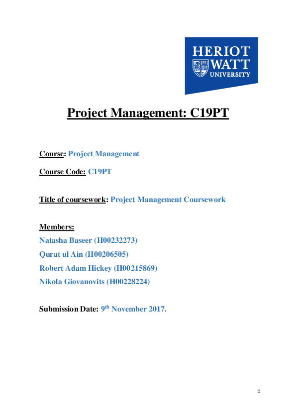 (PDF) Surprise Birthday Party Project Management Ricardo Ximenes