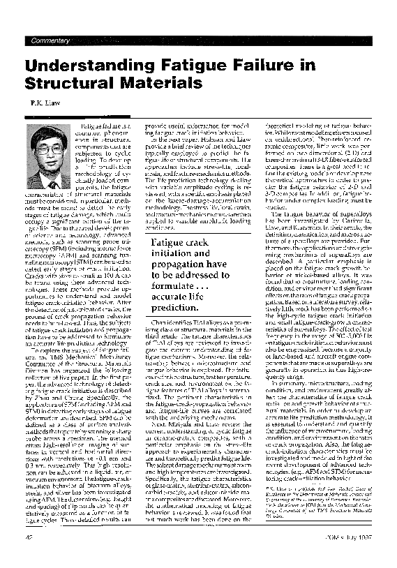 Fatigue analysis report image