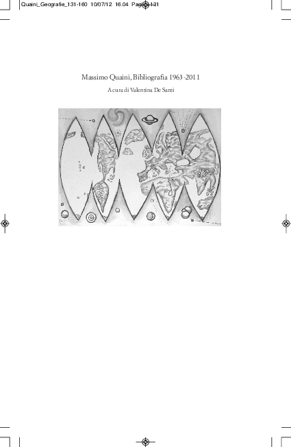 (PDF) Bibliografia Massimo Quaini 19632011