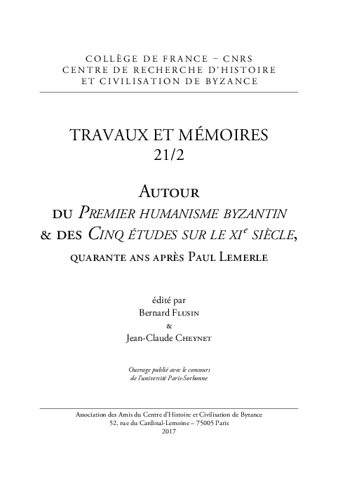 Emperor Leo VI the Wise and the “First Byzantine humanism”: On the quest for renovation and cultural synthesis