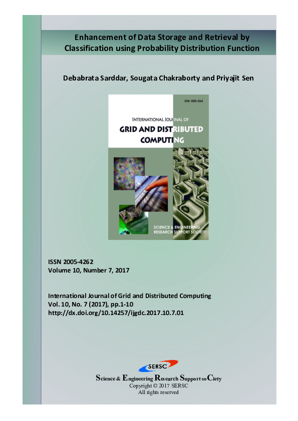 (PDF) [1] Enhancement of data storage and retrieval by classification ...