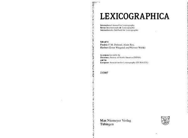 (PDF) In Memory of LADISLAV ZGUSTA, March 20, 1924 April 27, 2007