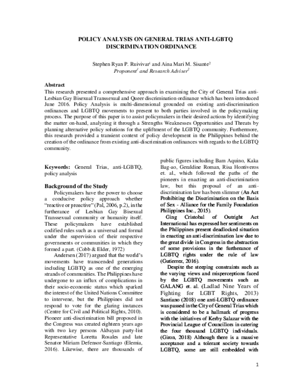 Lgbt essay brainly picture