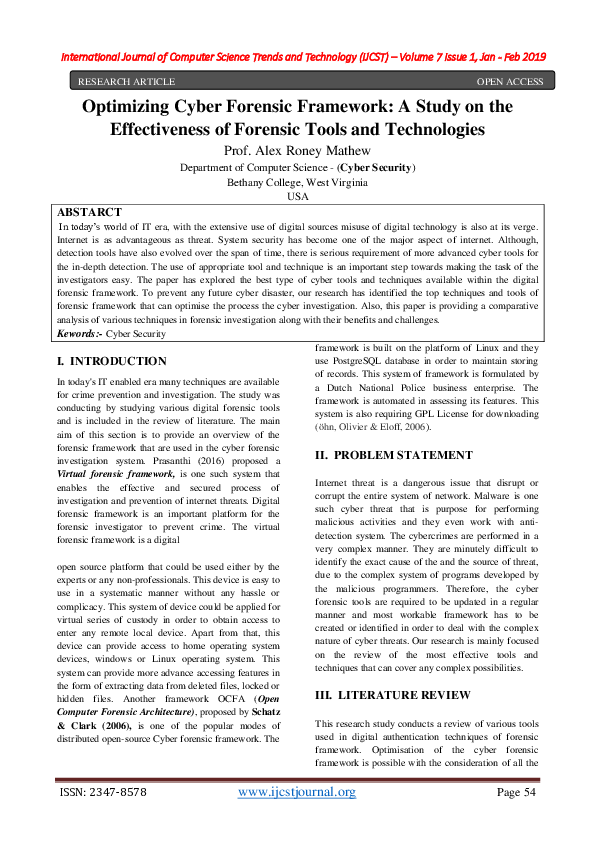 (PDF) [IJCST-V7I1P11]:Alex Roney Mathew