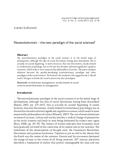 (PDF) Neoevolutionismthenewparadigmofthesocialsciences (1)